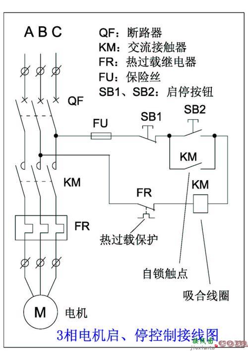 220v洗车机开关接线图-220启动停止按钮接线图  第7张