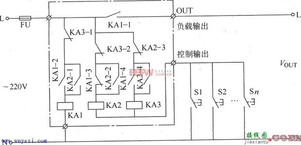 楼梯灯三控开关电路图-220v电灯双控开关接线图  第8张