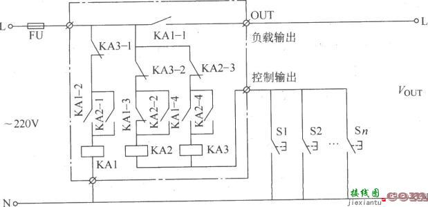 楼梯灯三控开关电路图-220v电灯双控开关接线图  第5张