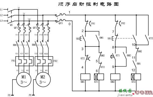 顺停逆开关接线图-220v顺逆停开关接线图  第4张