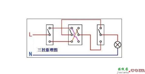 电灯开关接插座示意图-灯开关接插座接线图  第15张