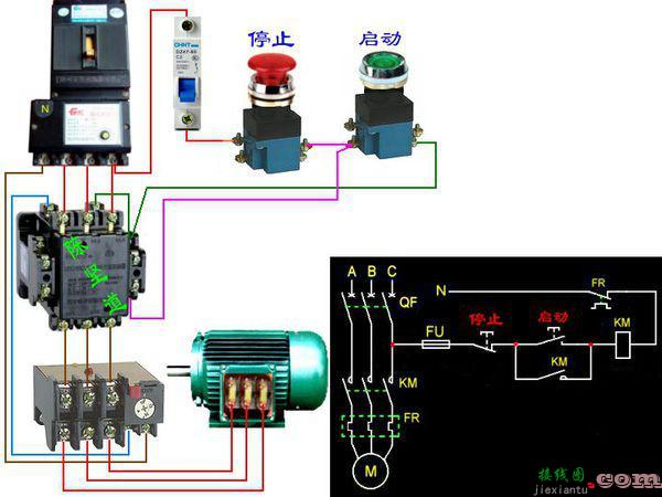 电葫芦接收器实物图-220v手柄实物接线图解  第16张