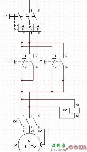 倒顺开关9点接线图380v-220v洗车机开关接线图  第14张