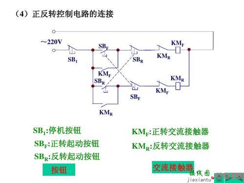 两相电机接线图-220v正反转实物接线图  第9张