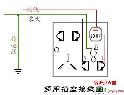 220v压缩机电容接线图-220灯开关接线图片  第4张