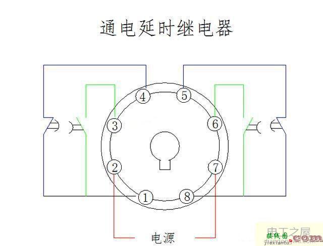 断电延时继电器复位功能怎么用及实物接线图  第1张