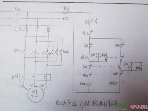 单项电机正反转接线路图-220v电机正反转接线图  第4张