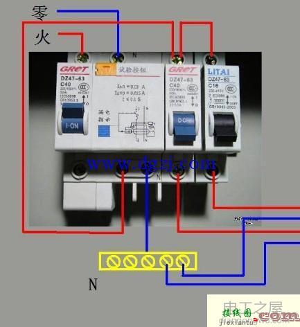 家庭配电箱正规接线图_正规的家庭配电箱图  第4张