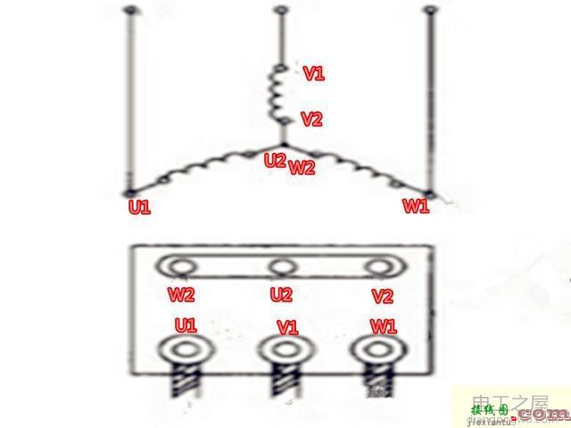 3千瓦三相电动机改单相接线图  第1张