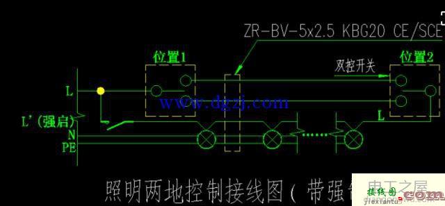 应急照明强启接线图_自带蓄电池应急照明灯接线图  第9张