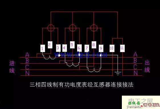 单相电度表的构成原理及接线图  第6张