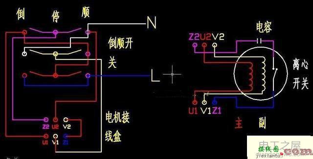 单相电机六个接线端子接线图  第2张