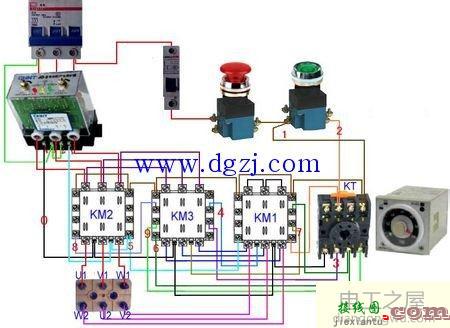 380v接触器实物接线图_380v的接触器接线方法  第1张