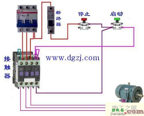 220v接触器实物接线图_220交流接触器接线图解  第3张