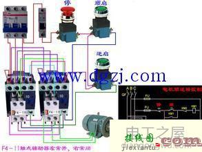 220v接触器实物接线图_220交流接触器接线图解  第1张