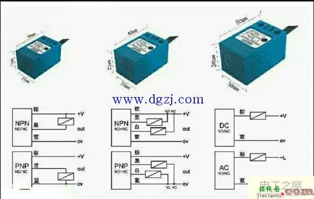 接近开关开关量接线图_npn接近开关接线图  第3张