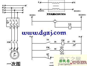 光电开关点动控制接触器实物接线图  第2张