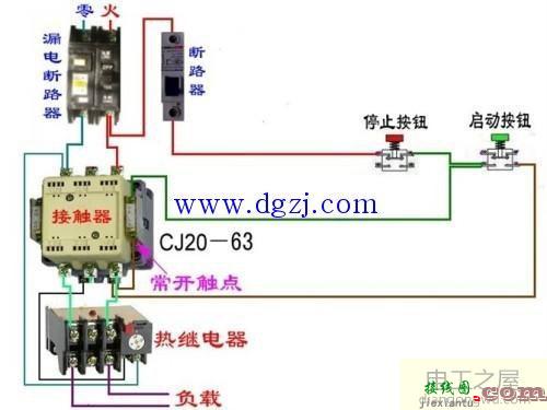 220v接触器怎样接线,220交流接触器接线图解  第1张