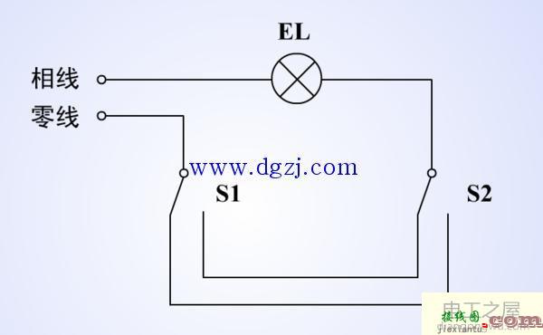 双联开关的接法实物图_双联开关实物接线图  第1张