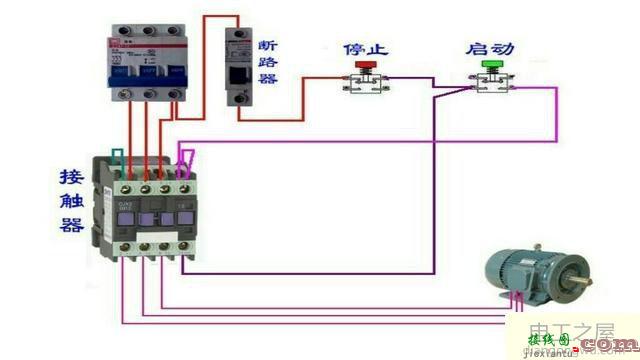 通俗易懂讲解接触器自锁和互锁的原理及接线图  第7张