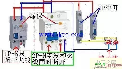 空开接线图_空气开关接线图  第2张