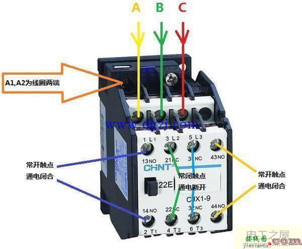 交流接触器接线端子接线图解  第2张