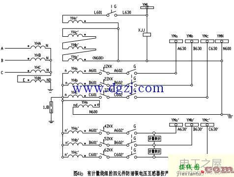 小电流接地系统母线电压互感器接线图  第4张