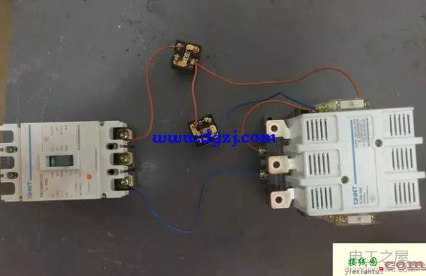 交流接触器自锁接线图_接触器自锁实物接线图  第13张