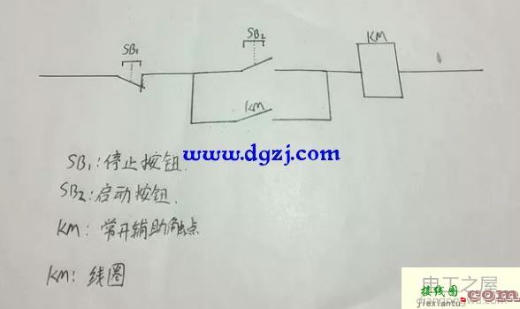 交流接触器自锁接线图_接触器自锁实物接线图  第20张