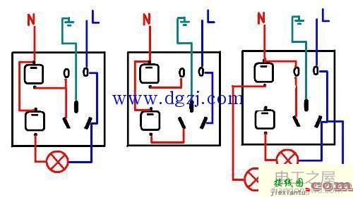 双开五孔插座怎么接线?双控二开5孔插座接线图  第1张