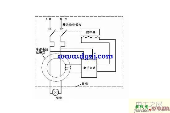 漏电保护开关接线图及注意事项  第1张