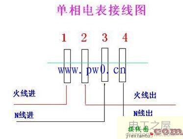 单相电能表怎么正确接线图  第1张