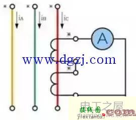 电流互感器接线图_三相四线电流互感器接线图  第8张