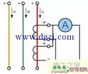 电流互感器接线图_三相四线电流互感器接线图  第9张