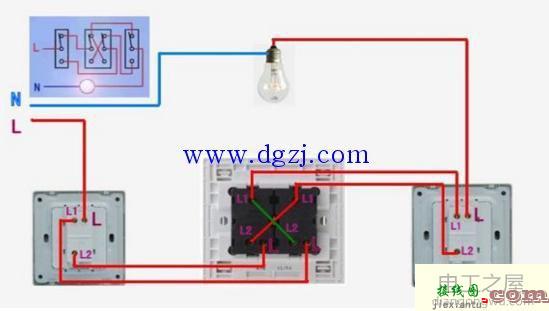 双控三控四控开关接线图  第6张