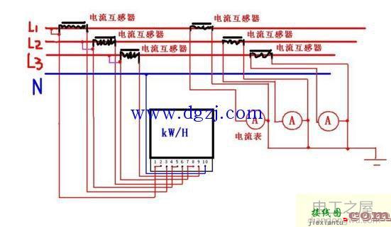 用互感器电表接线图_三相带互感器电表接法  第10张