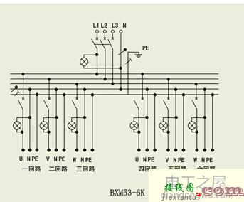 380v低压配电柜接线图_三相电配电柜接线图  第1张