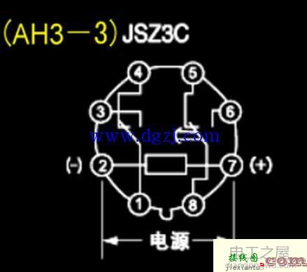 时间继电器接线图和图形符号  第1张