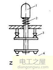 行程开关结构原理图及行程开关接线图  第1张