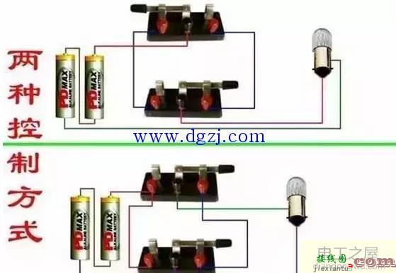 电工常见电路图_电工最常见电路图_电工常见电路实物接线图  第4张