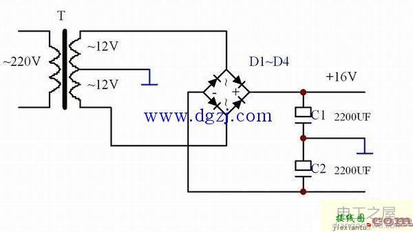 220变压器转12v电路图_220变12v变压器接线图  第1张