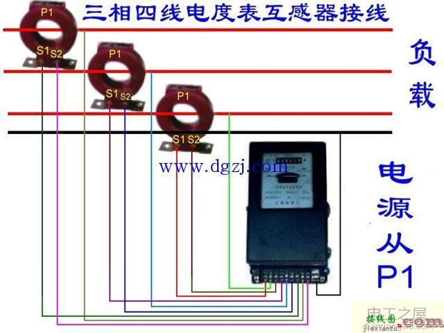 三相四线电表怎么接线图?三相四线电表接线图  第8张