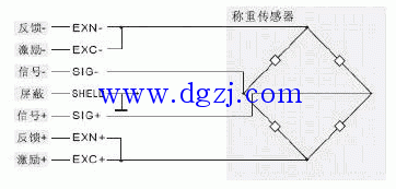 称重传感器接线图四线  第1张