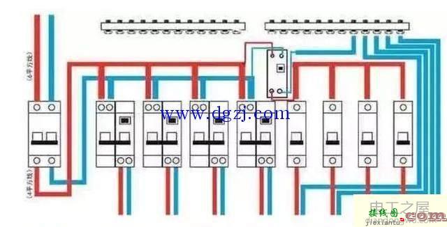 配电箱空气开关接线图  第1张