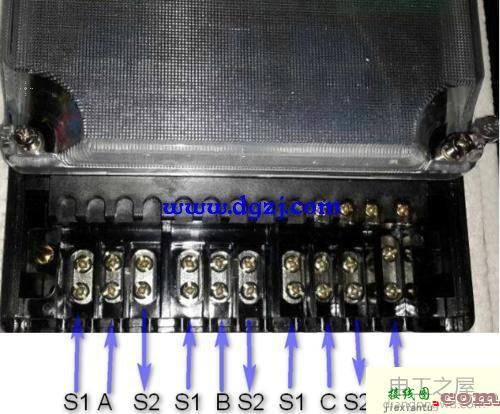 低压配电柜接互感器电度表怎么接线图  第6张