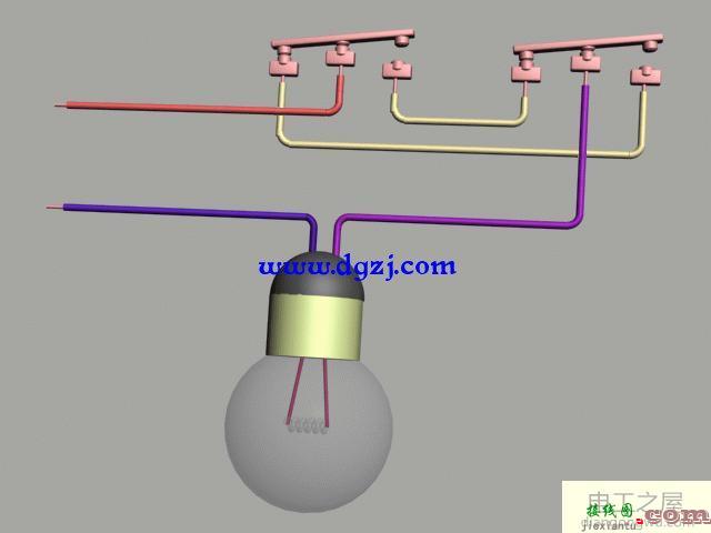 一个灯两个开关控制怎么接线图  第3张