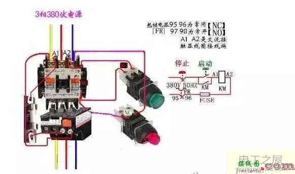 热继电器接线图_热继电器实物接线图解  第2张