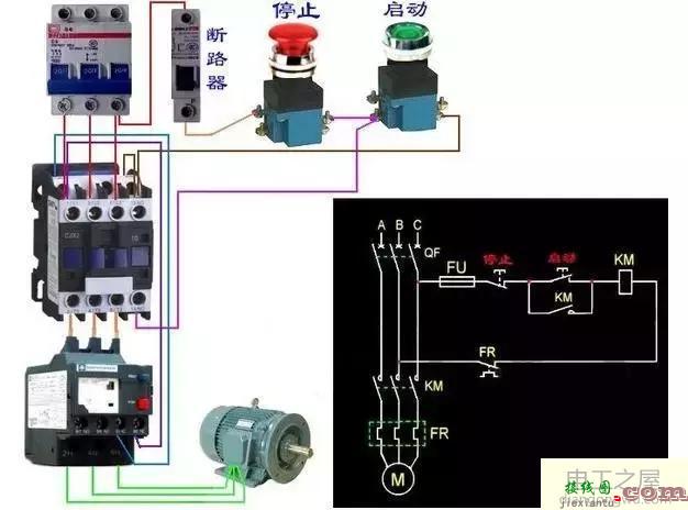 热继电器接线图_热继电器实物接线图解  第4张