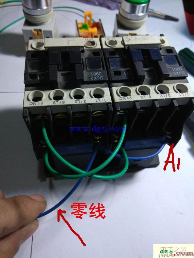 接触器点动自锁和互锁的接线图  第5张