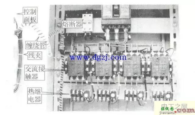 三相异步电动机控制电路接线图识图  第4张